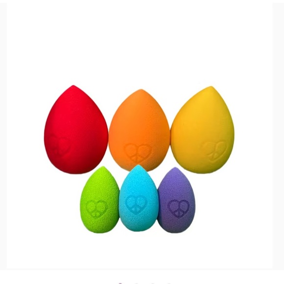 UVE Beauty Be U Luvé Limited Collection Antibacterial Rainbow Makeup Blenders - Picture 7 of 15